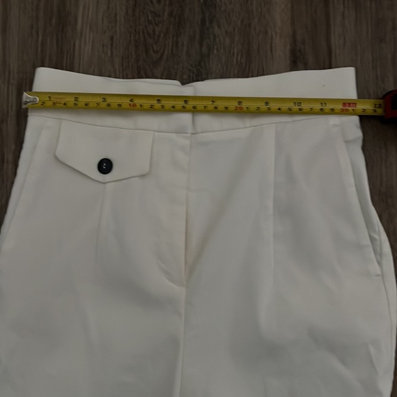 Zara pocket pant notched back High Waisted Pants trouser xs - Picture 6 of 9